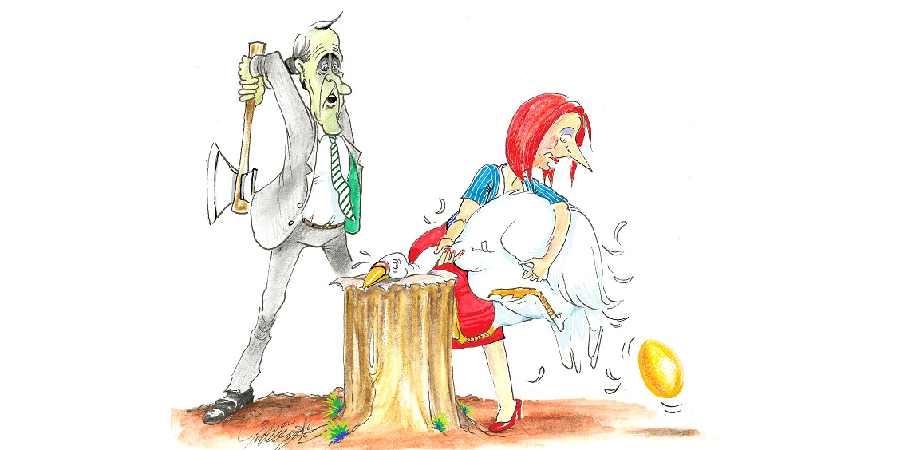 There is no way that the presumed chief executive of Macau will kill the golden goose.